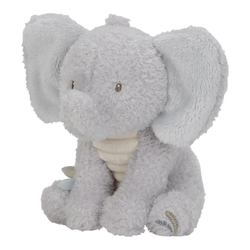 Preview: Little Dutch - Kuscheltier Elefant - Grau - 17cm